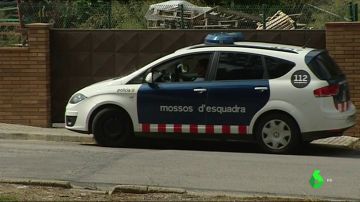Imagen de los Mossos en el lugar del suceso en Girona