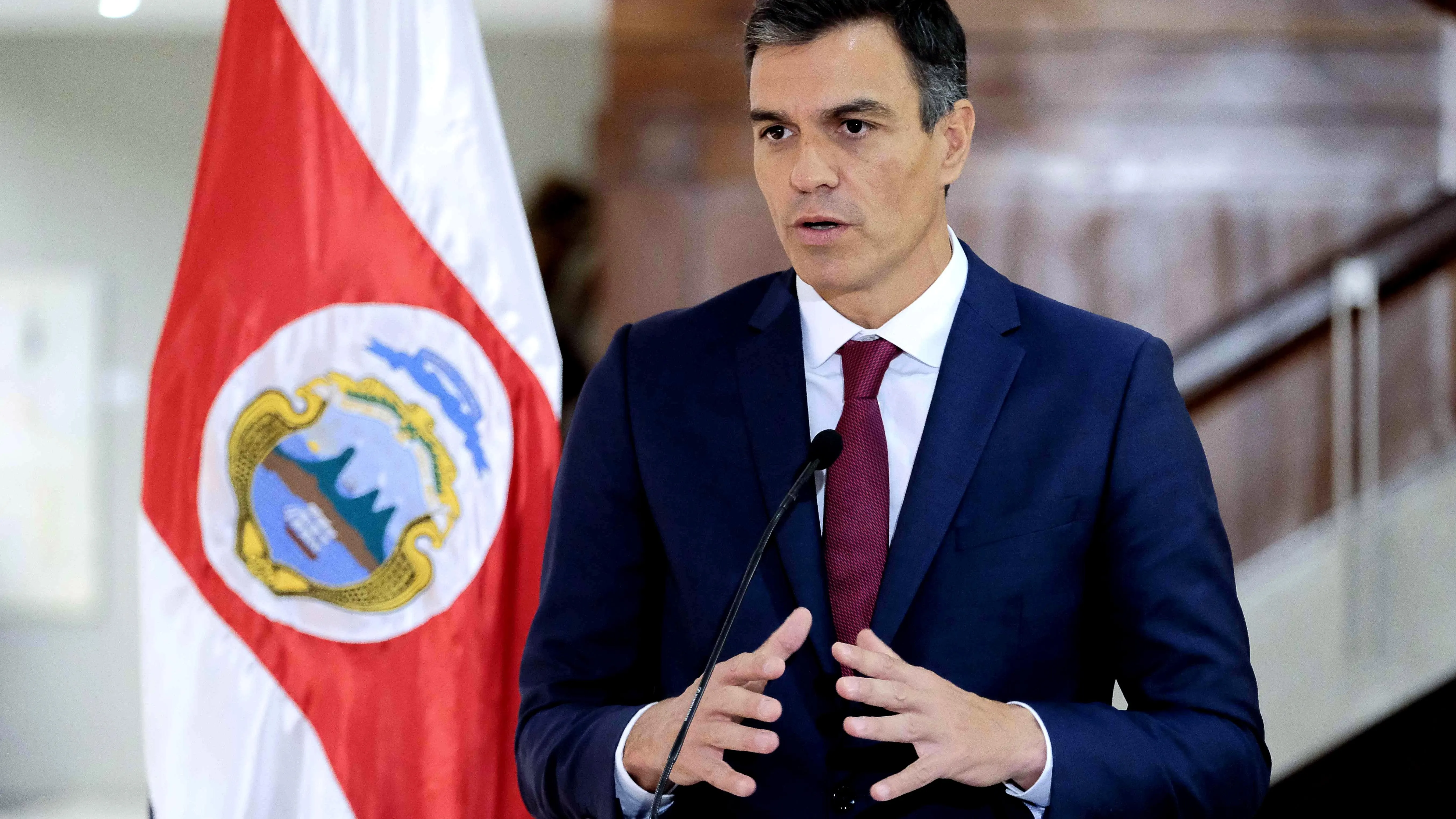 El presidente del Gobierno español, Pedro Sánchez