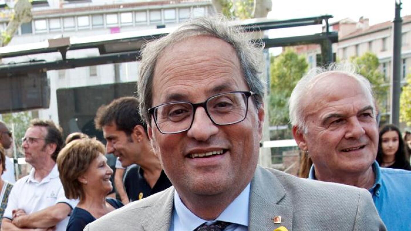 El presidente de la Generalitat, Quim Torra