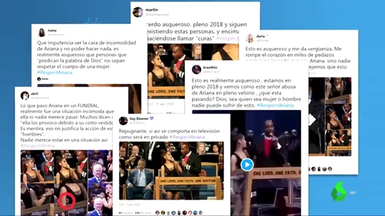 #RespectAriana: las redes sociales estallan indignadas ante el tocamiento de un obispo a Ariana Grande #RespectAriana: las redes sociales estallan indignadas ante el tocamiento de un obispo a Ariana Grande