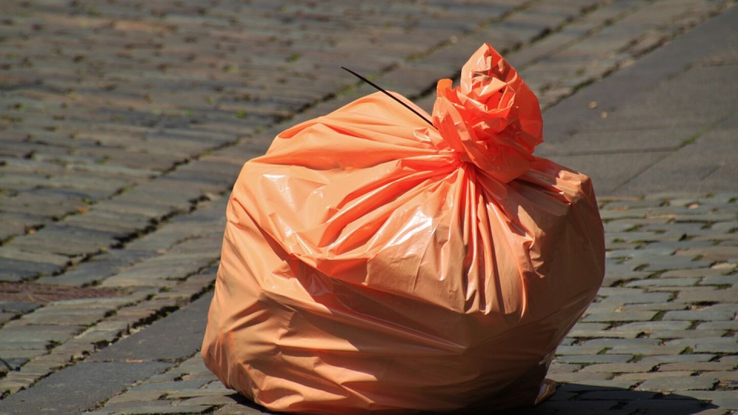 Imagen de archivo de una bolsa de pl&aacute;stico