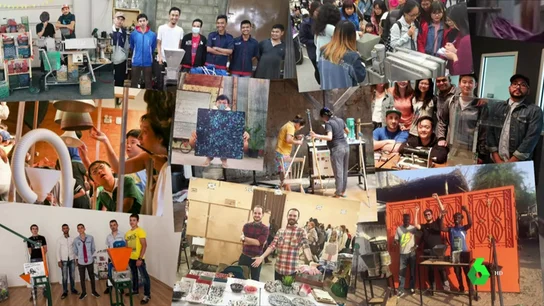 Imagen de talleres de reciclaje de plástico Imagen de talleres de reciclaje de plástico