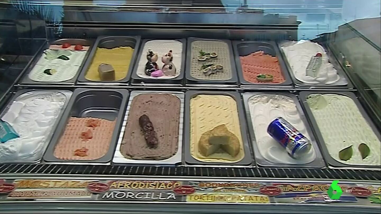 Helados de sabores extra&ntilde;os