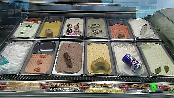 Helados de sabores extraños