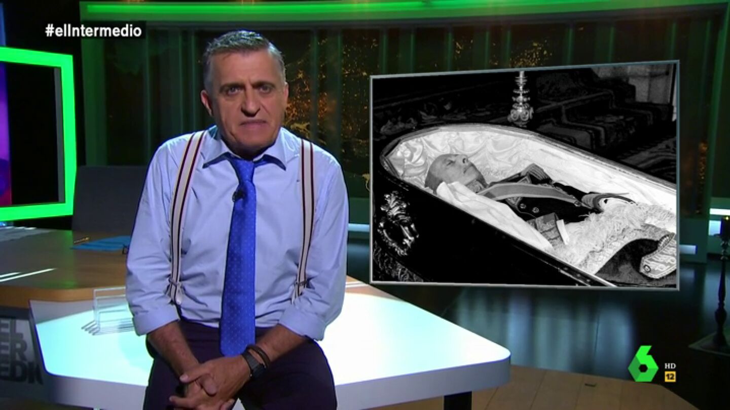 El Intermedio albergar&aacute; "el cad&aacute;ver de Francisco Franco": "Voy a poder sentirme igual que Sandra Sabat&eacute;s, trabajando al lado de una momia"
