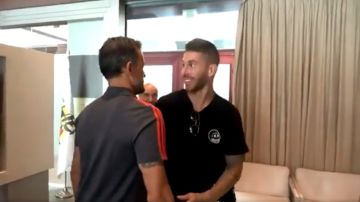 Encuentro entre Luis Enrique y Sergio Ramos