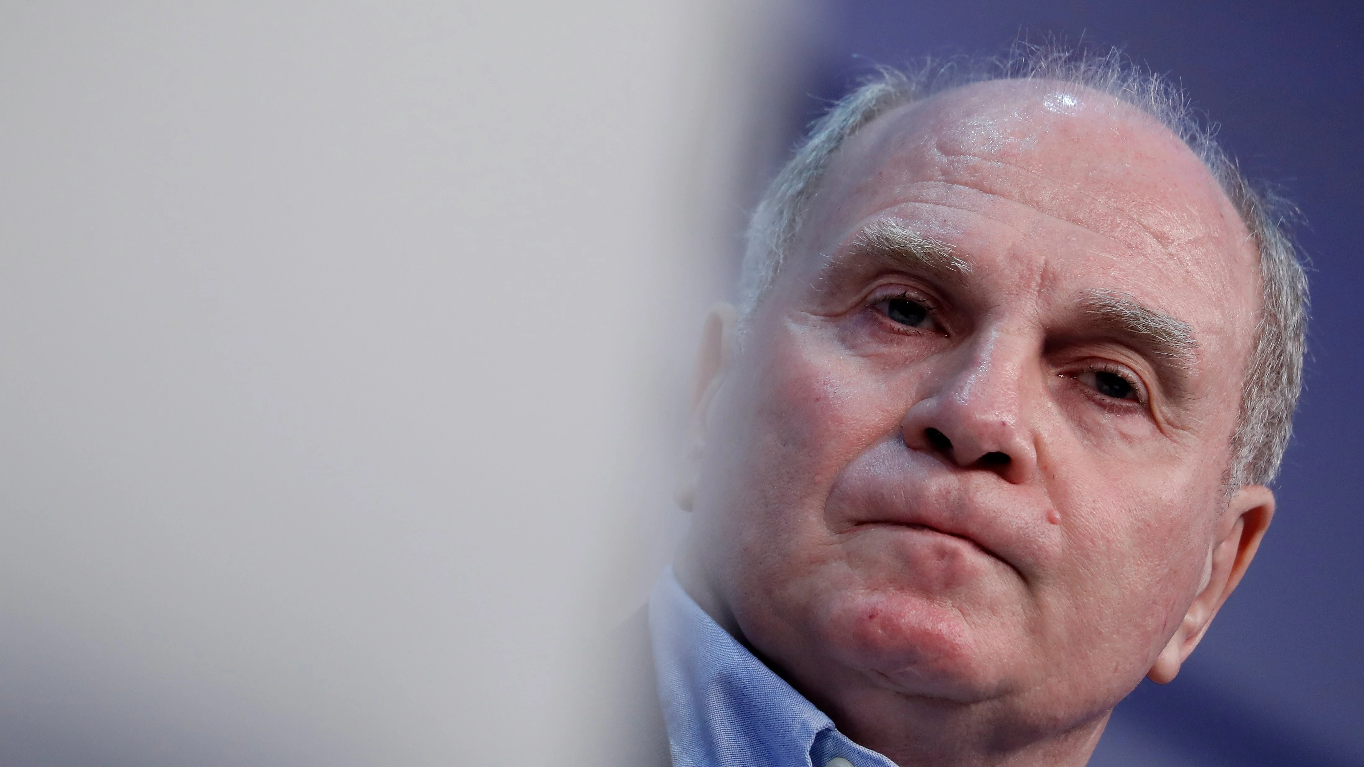 Uli Hoeness en rueda de prensa