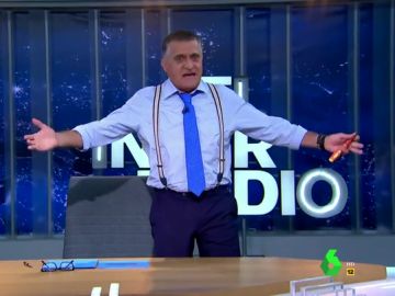 El Gran Wyoming en el nuevo plató de El Intermedio El Gran Wyoming en el nuevo plató de El Intermedio