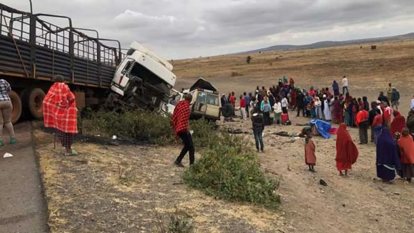 Imagen del accidente en Tanzania Imagen del accidente en Tanzania