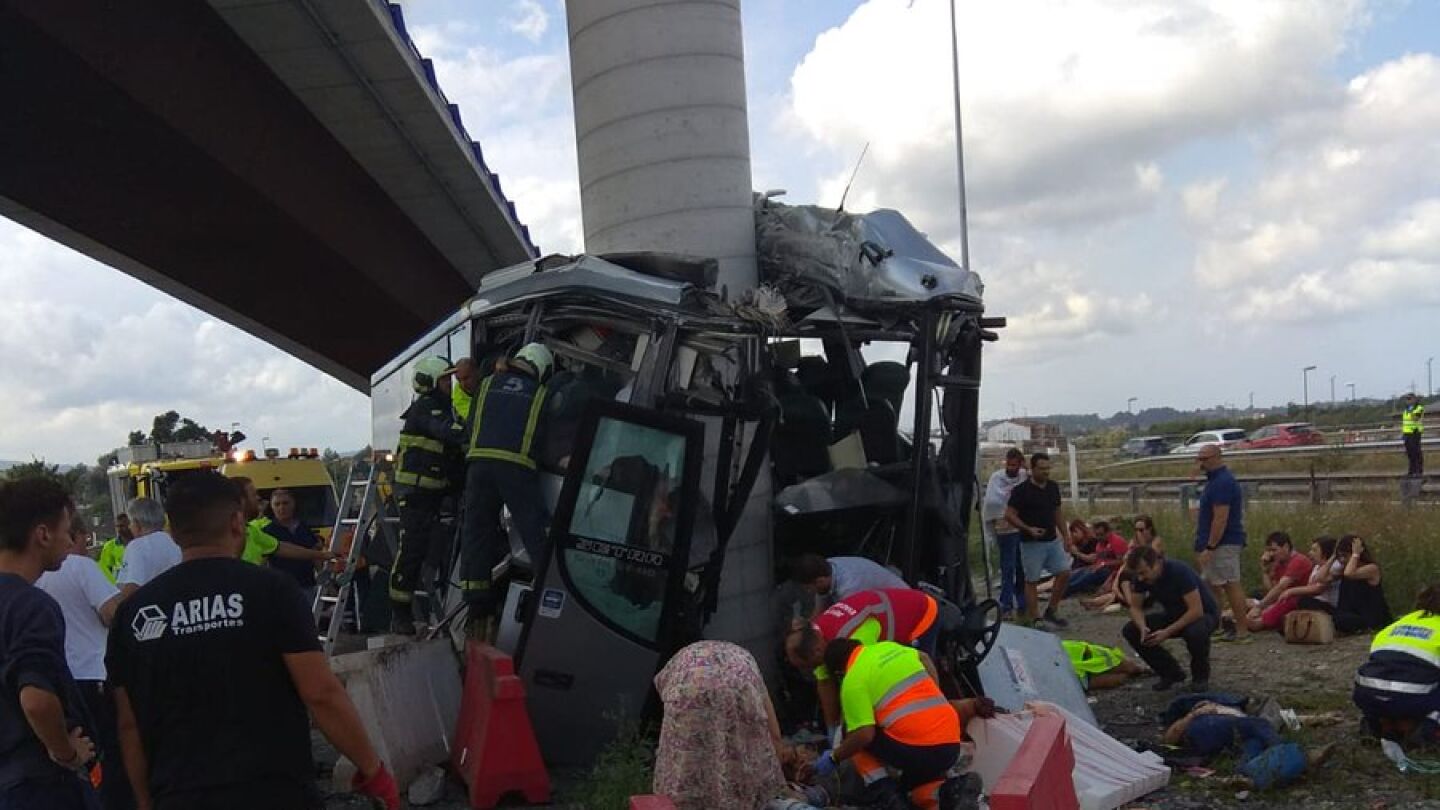 Accidente en Avil&eacute;s