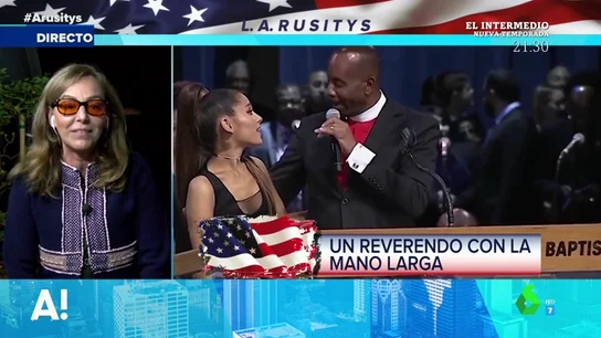 Las indignantes disculpas del obispo que "sobó" a Ariana Grande en el funeral de Aretha Franklin: "Dice que lo ha hecho por amor porque es una cosa que hace normalmente" Las indignantes disculpas del obispo que "sobó" a Ariana Grande en el funeral de Aretha Franklin: "Dice que lo ha hecho por amor porque es una cosa que hace normalmente"