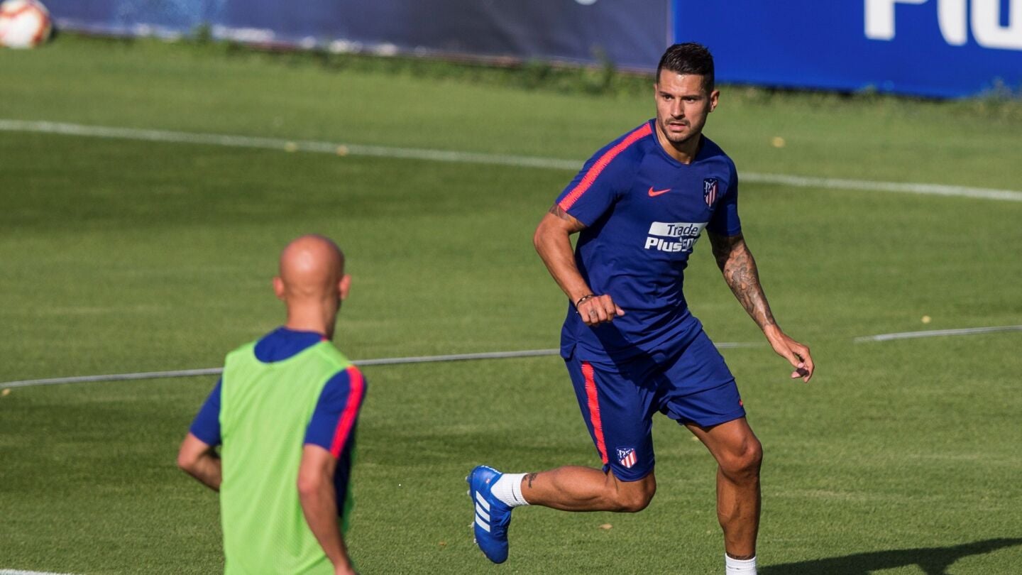 Vitolo regresa a los entrenamientos con el Atl&eacute;tico de Madrid