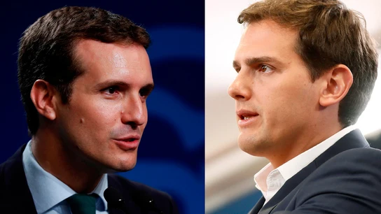 Pablo Casado y Albert Rivera Pablo Casado y Albert Rivera