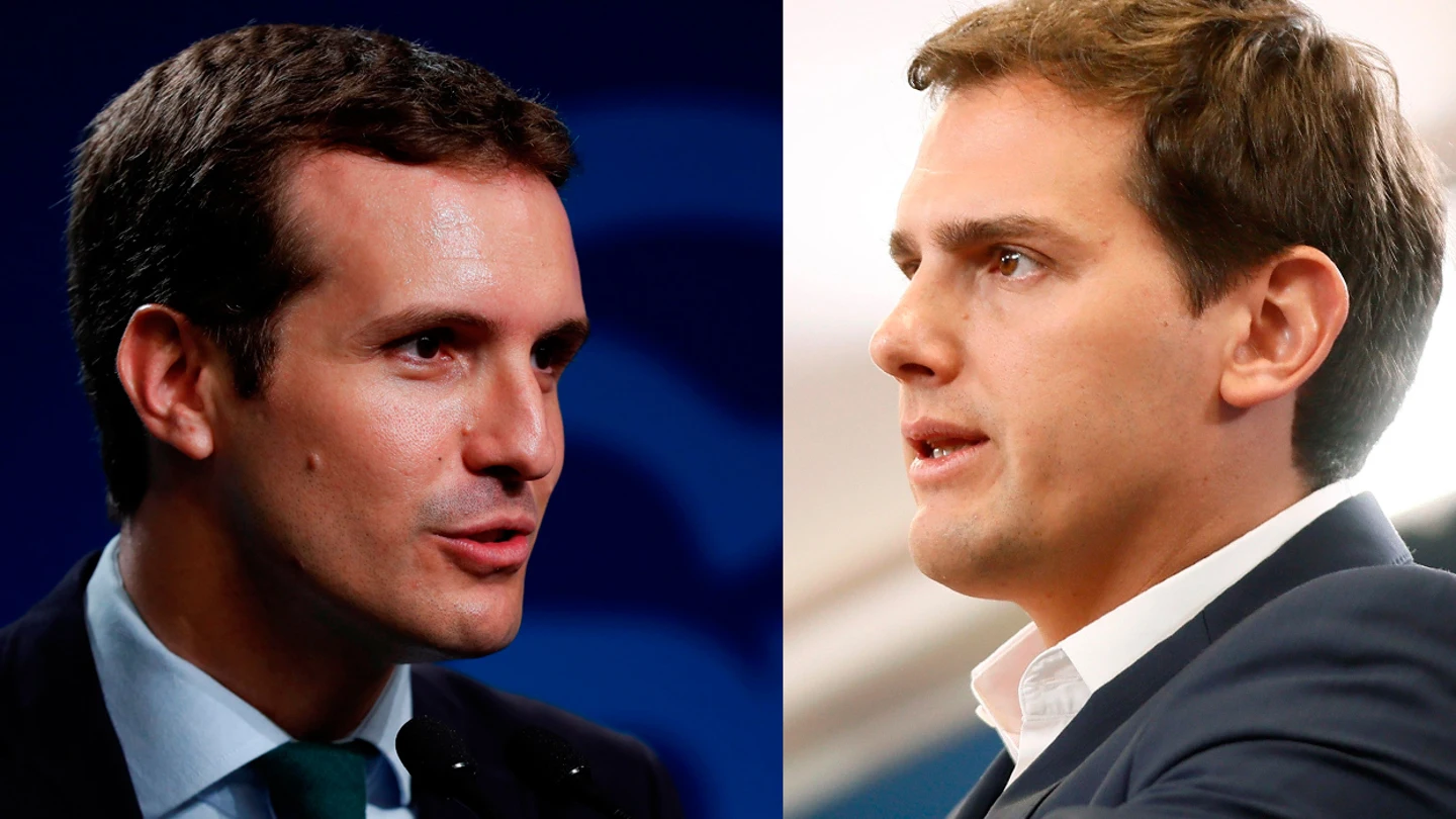 Pablo Casado y Albert Rivera Pablo Casado y Albert Rivera