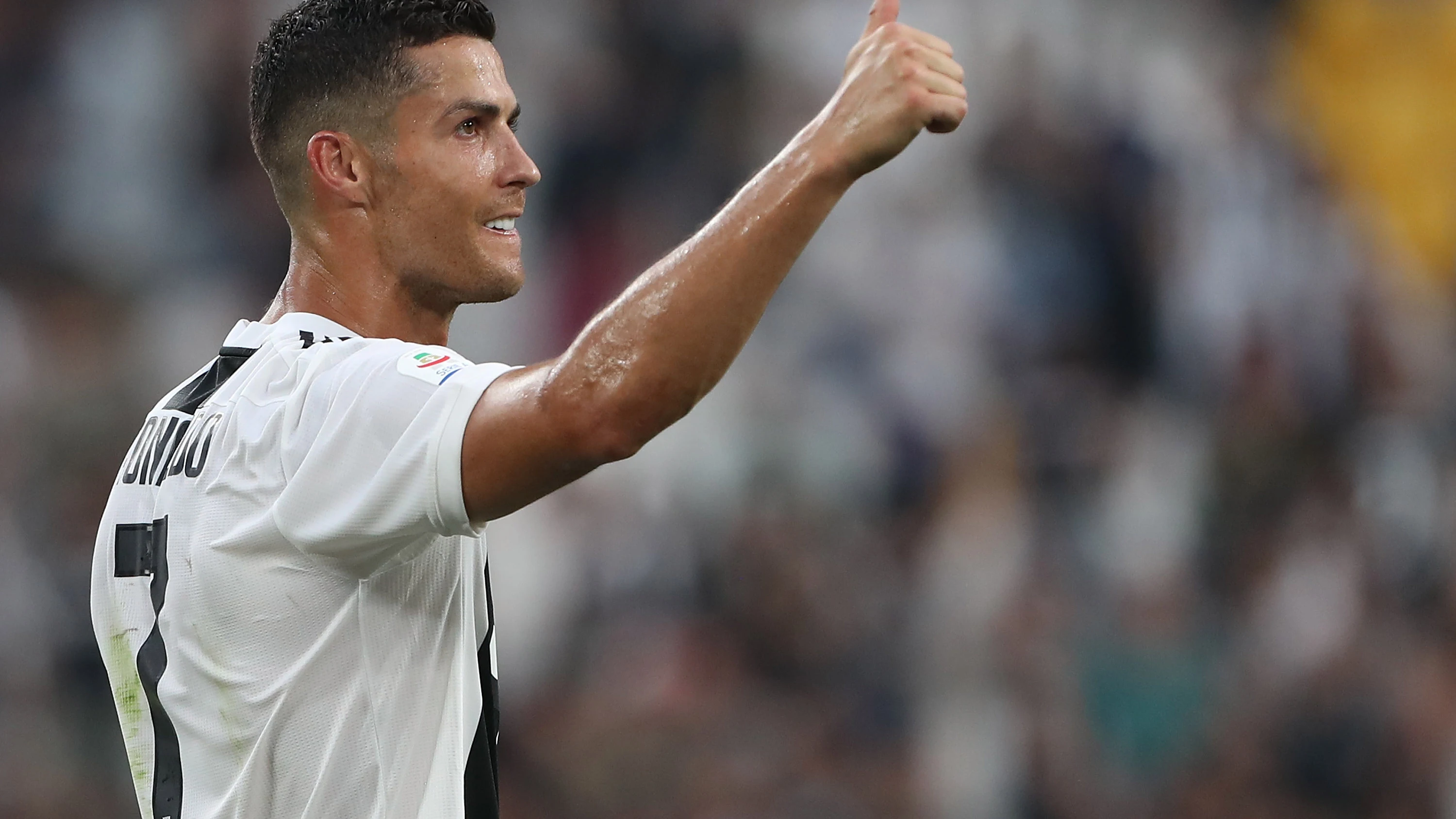 Cristiano Ronaldo, durante un partido con la Juventus