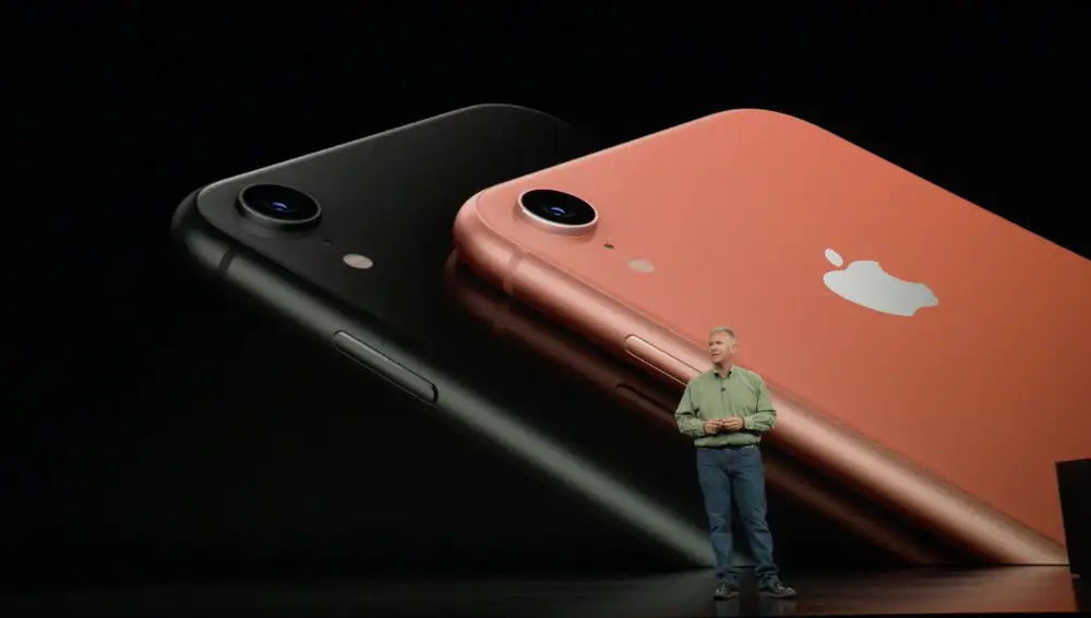 Los iPhone XR presentados en la keynote de Apple