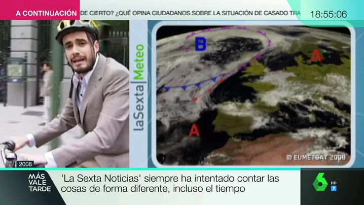 De dar el tiempo en bici a llevarnos más de un susto en directo: 12 años de información diferente en laSexta