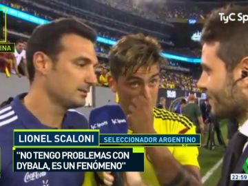 Scaloni llama a Dybala para desmentir, en plena entrevista, su mala relación Scaloni llama a Dybala para desmentir, en plena entrevista, su mala relación