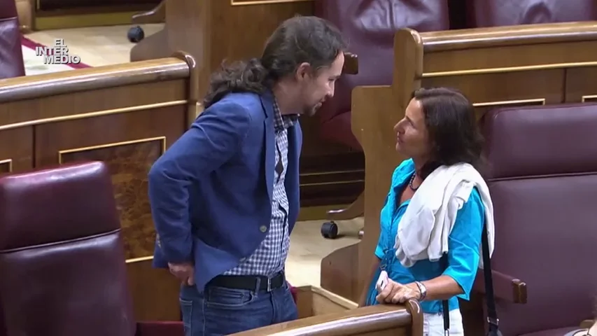 Pablo Iglesias habla en el Congreso