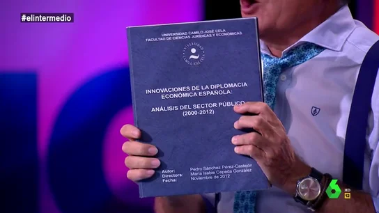La tesis doctoral de Pedro Sánchez La tesis doctoral de Pedro Sánchez