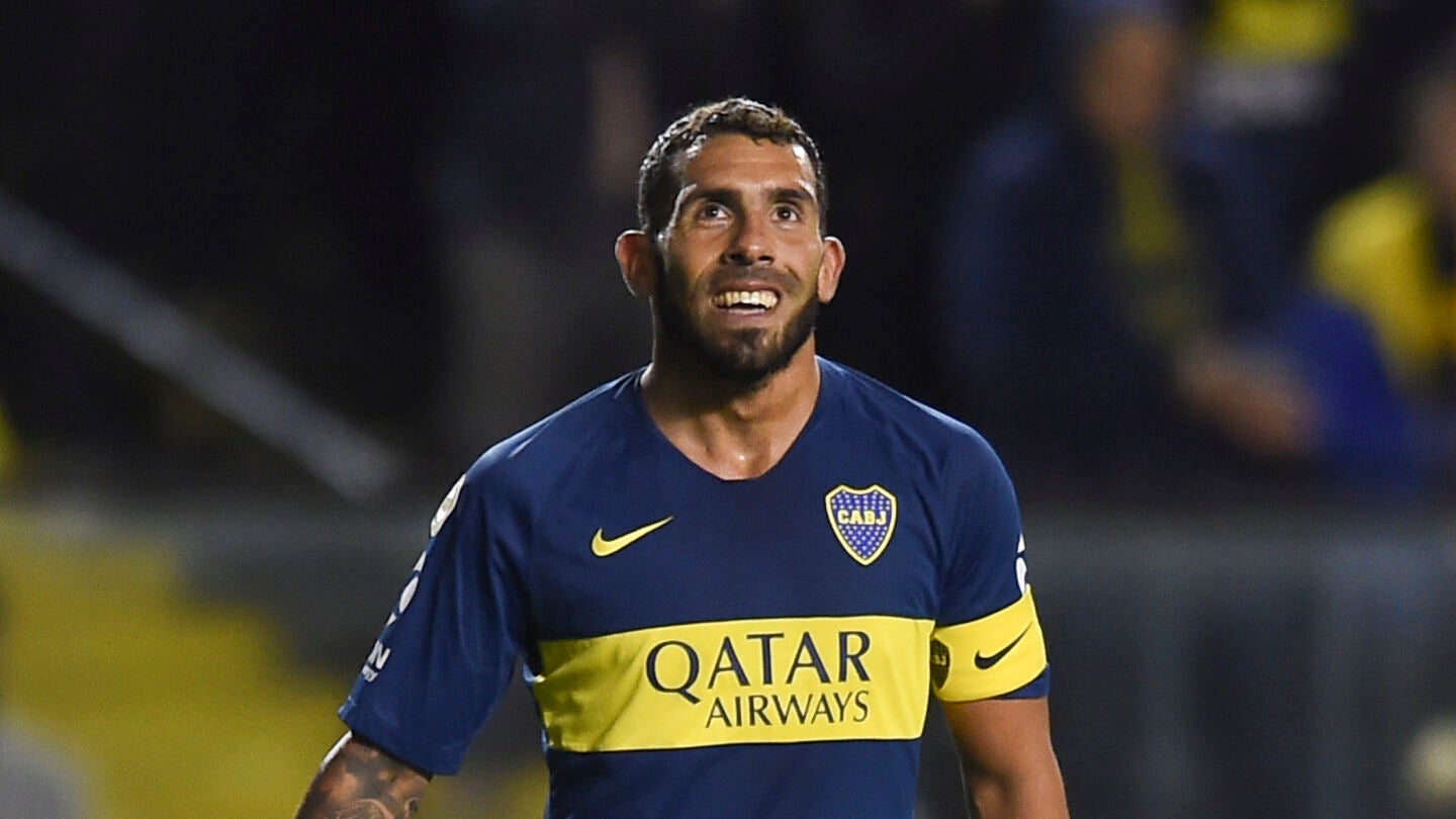 Carlos T&eacute;vez en Boca Juniors