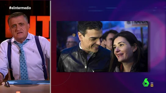 El Gran Wyoming, Pedro Sánchez y Carmen Montón El Gran Wyoming, Pedro Sánchez y Carmen Montón