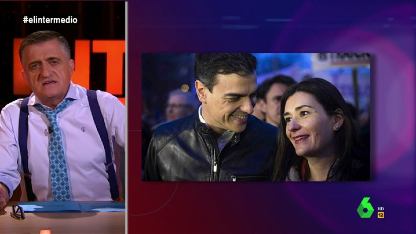 El Gran Wyoming, Pedro S&aacute;nchez y Carmen Mont&oacute;n