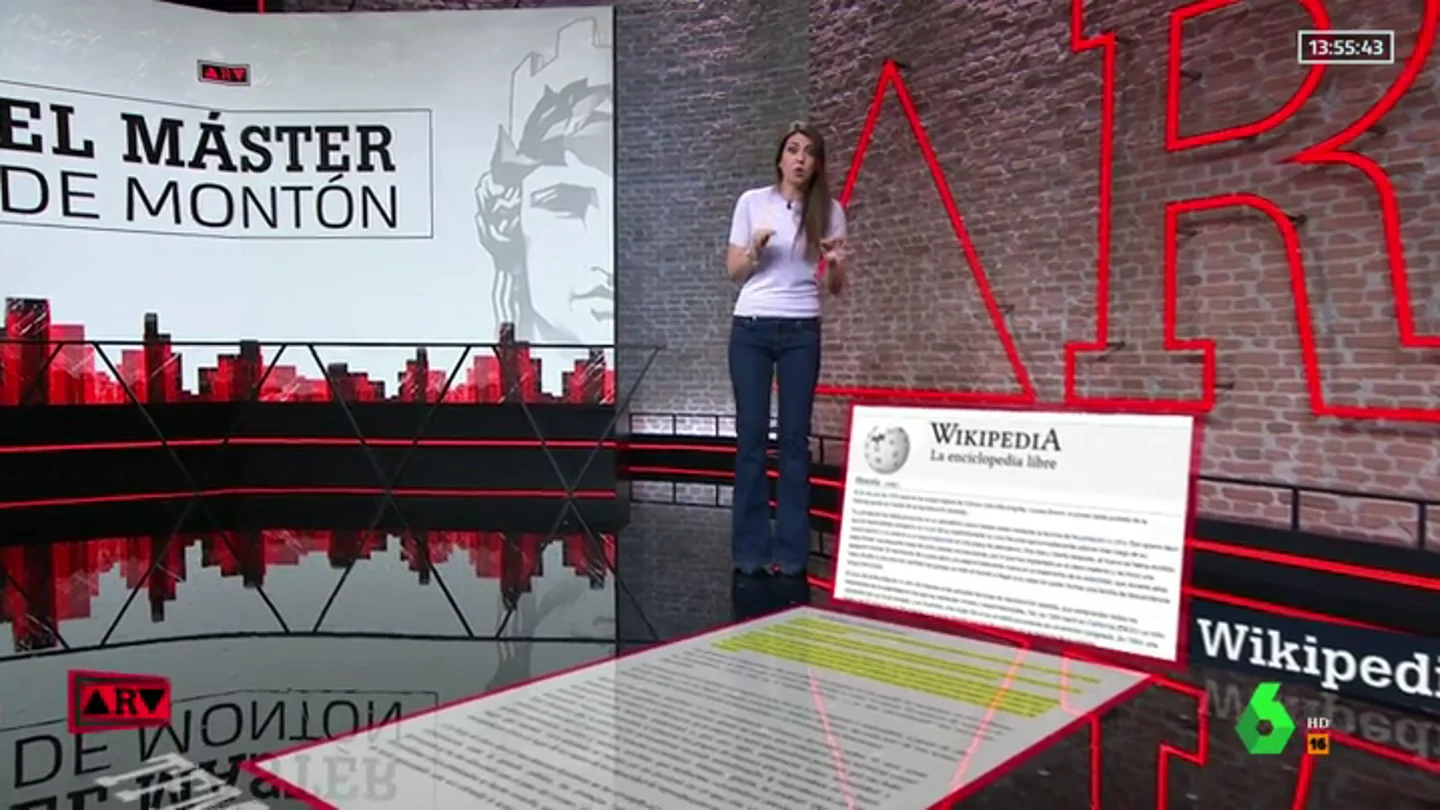 Al Rojo Vivo bucea en el trabajo de Montón: textos idénticos a los de revistas, tesis doctorales y la Wikipedia Al Rojo Vivo bucea en el trabajo de Montón: textos idénticos a los de revistas, tesis doctorales y la Wikipedia