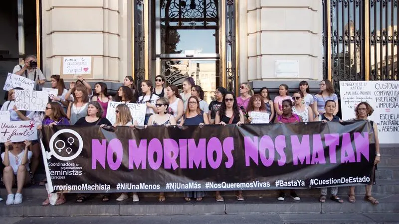 Manifestación contra la violencia machista