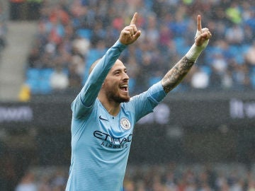 David Silva en un partido con el Manchester City David Silva en un partido con el Manchester City