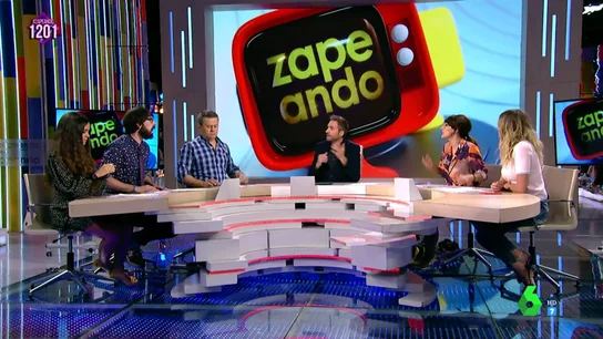 Todos los zapeadores en el plató Todos los zapeadores en el plató