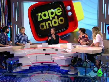 Todos los zapeadores en el plató Todos los zapeadores en el plató
