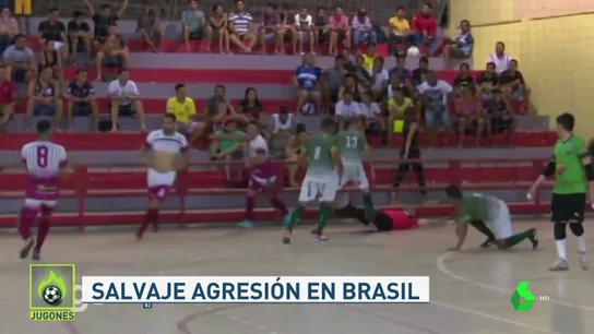 agresion futbol sala agresion futbol sala