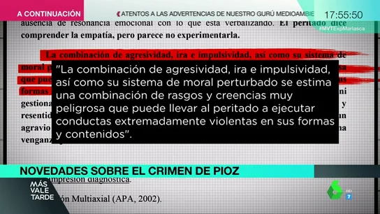Expediente Marlasca accede al informe médico de Patrick Nogueira: "Hay impulsividad y agresividad incontrolable en situaciones de estrés" Expediente Marlasca accede al informe médico de Patrick Nogueira: "Hay impulsividad y agresividad incontrolable en situaciones de estrés"