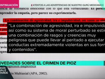Expediente Marlasca accede al informe médico de Patrick Nogueira: "Hay impulsividad y agresividad incontrolable en situaciones de estrés" Expediente Marlasca accede al informe médico de Patrick Nogueira: "Hay impulsividad y agresividad incontrolable en situaciones de estrés"
