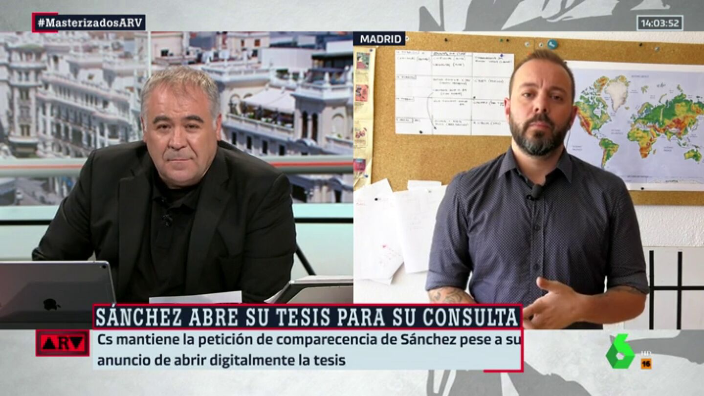 Antonio Maestre desmiente la informaci&oacute;n de ABC sobre el trabajo del presidente: "Rotundamente no hay plagio en la tesis de S&aacute;nchez"