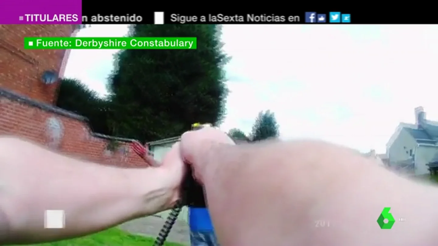 Pillan a un asesino, aún con sangre en las manos Pillan a un asesino, aún con sangre en las manos