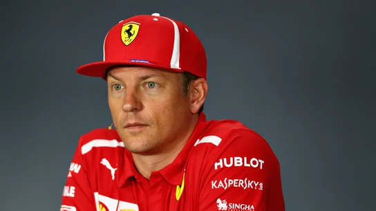 Kimi Raikkonen, en rueda de prensa Kimi Raikkonen, en rueda de prensa