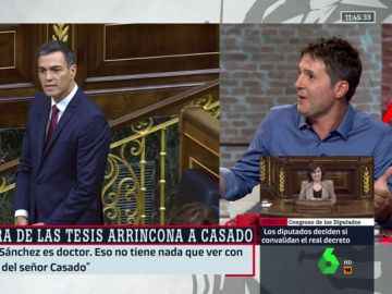 Jesús Cintora: "Ver al PP diciendo que Sánchez debe dar explicaciones es como lo de Maradona haciendo campañas contra la droga" Jesús Cintora: "Ver al PP diciendo que Sánchez debe dar explicaciones es como lo de Maradona haciendo campañas contra la droga"