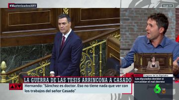 Jesús Cintora: "Ver al PP diciendo que Sánchez debe dar explicaciones es como lo de Maradona haciendo campañas contra la droga"