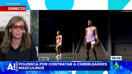 María Estévez explica la polémica con los cheerleaders María Estévez explica la polémica con los cheerleaders