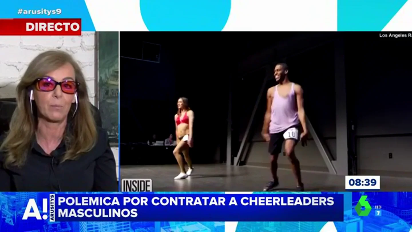 María Estévez explica la polémica con los cheerleaders María Estévez explica la polémica con los cheerleaders