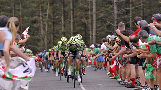 Momento de la etapa 18 de la Vuelta Momento de la etapa 18 de la Vuelta