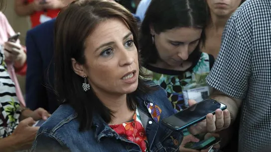 La portavoz del PSOE en el Congreso, Adriana Lastra La portavoz del PSOE en el Congreso, Adriana Lastra