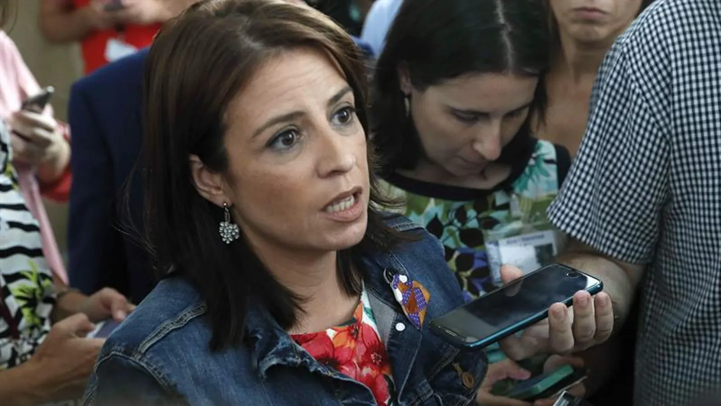 La portavoz del PSOE en el Congreso, Adriana Lastra La portavoz del PSOE en el Congreso, Adriana Lastra