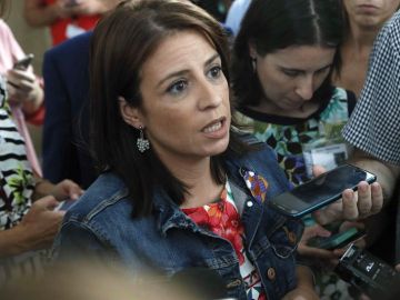 La portavoz del PSOE en el Congreso, Adriana Lastra La portavoz del PSOE en el Congreso, Adriana Lastra