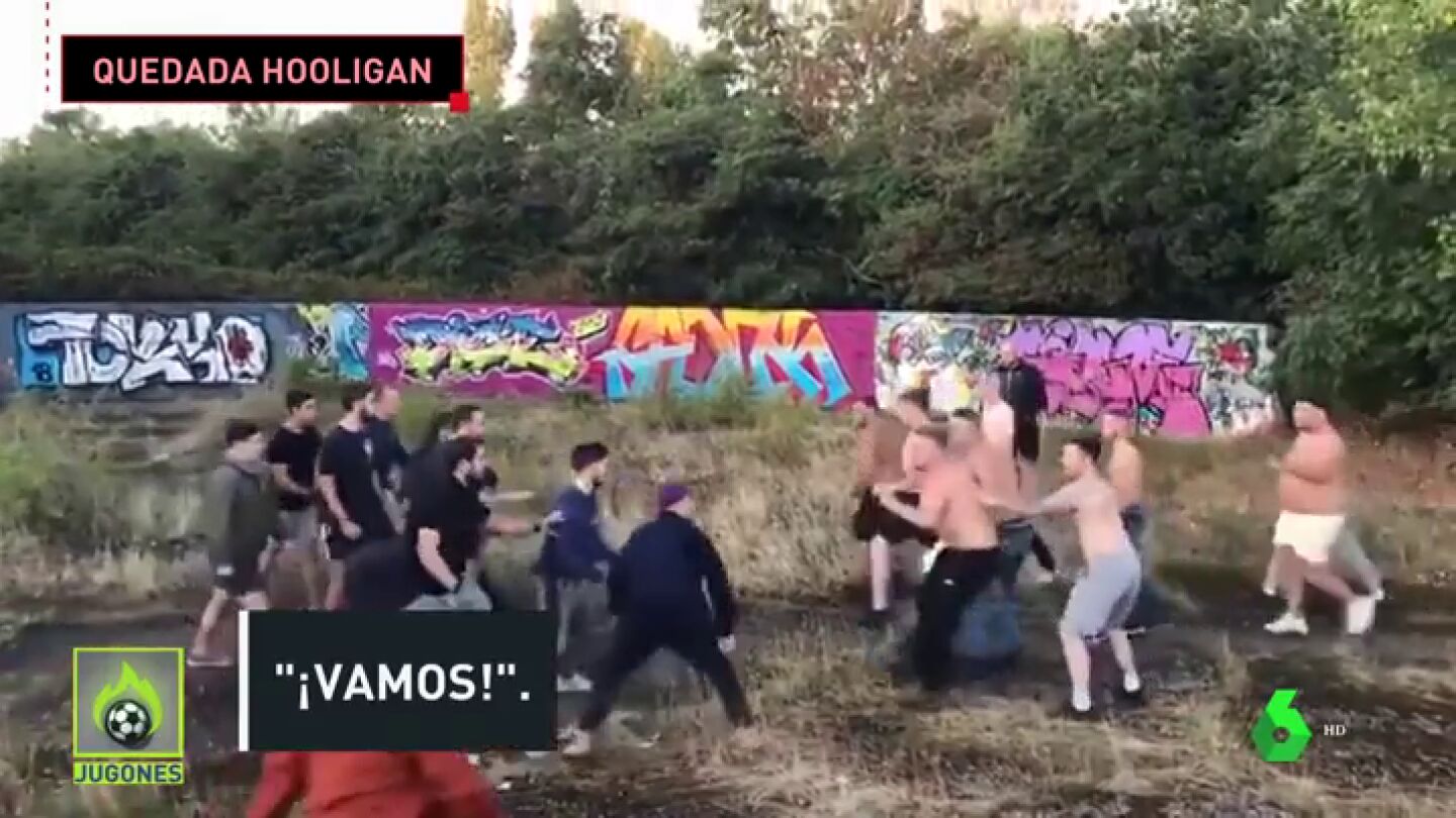 pelea hooligans