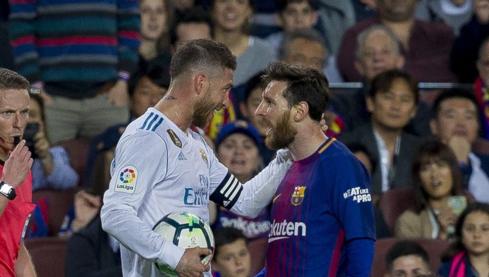 Ramos, con Messi