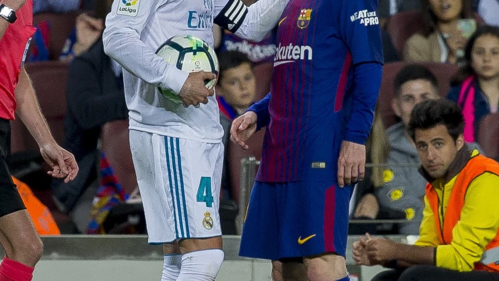 Ramos, con Messi