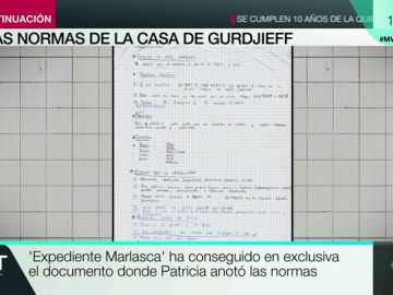 Las normas de la secta que capturó a Patricia Aguilar Las normas de la secta que capturó a Patricia Aguilar